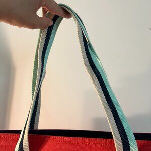 Spartina 449 Seahorse Carry All Tote Orange